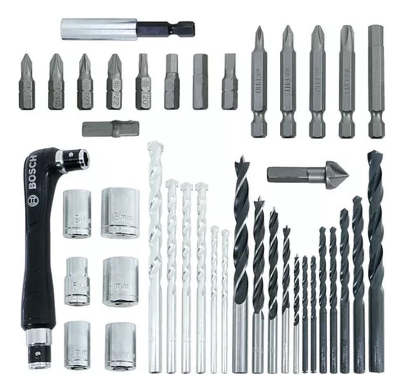 Maleta De Ferramentas Bosch V-line Bits Brocas 41 Peças