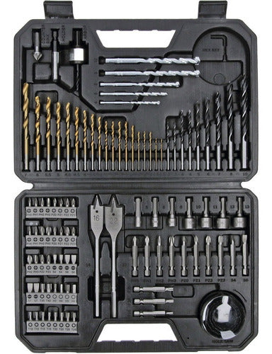 Bosch kit jogo maleta titanio 103 peças brocas pontas bits