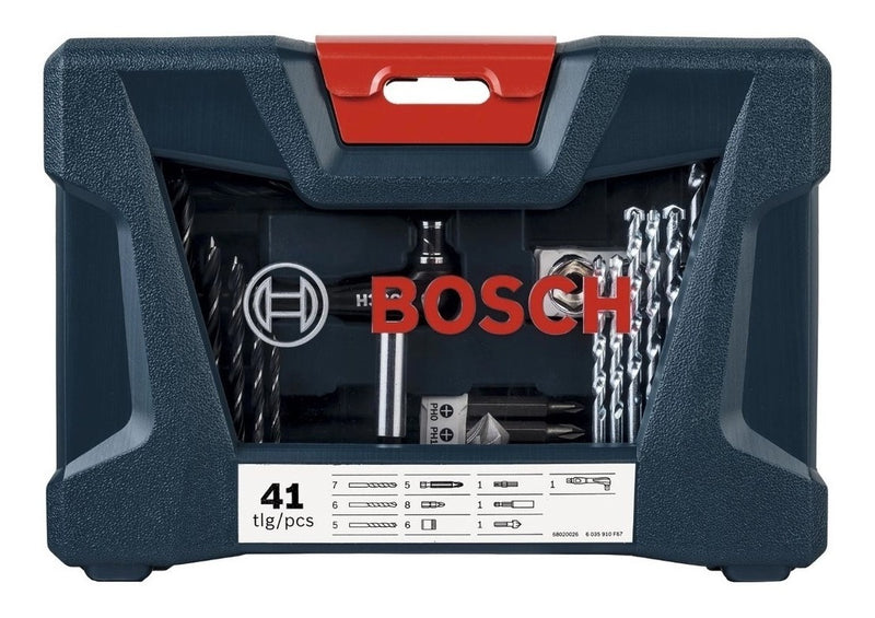 Maleta De Ferramentas Bosch V-line Bits Brocas 41 Peças