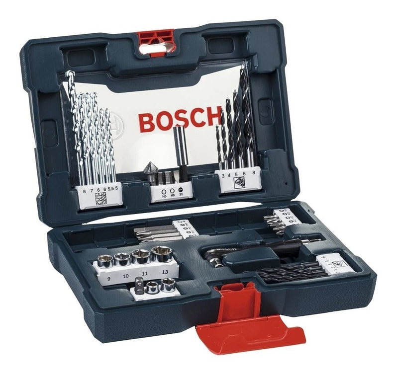 Maleta De Ferramentas Bosch V-line Bits Brocas 41 Peças