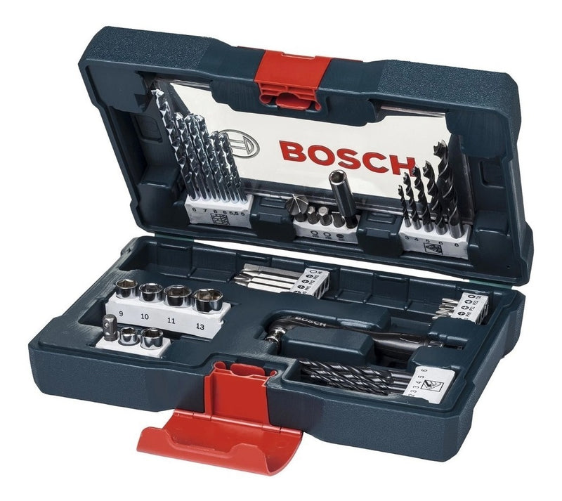 Maleta De Ferramentas Bosch V-line Bits Brocas 41 Peças